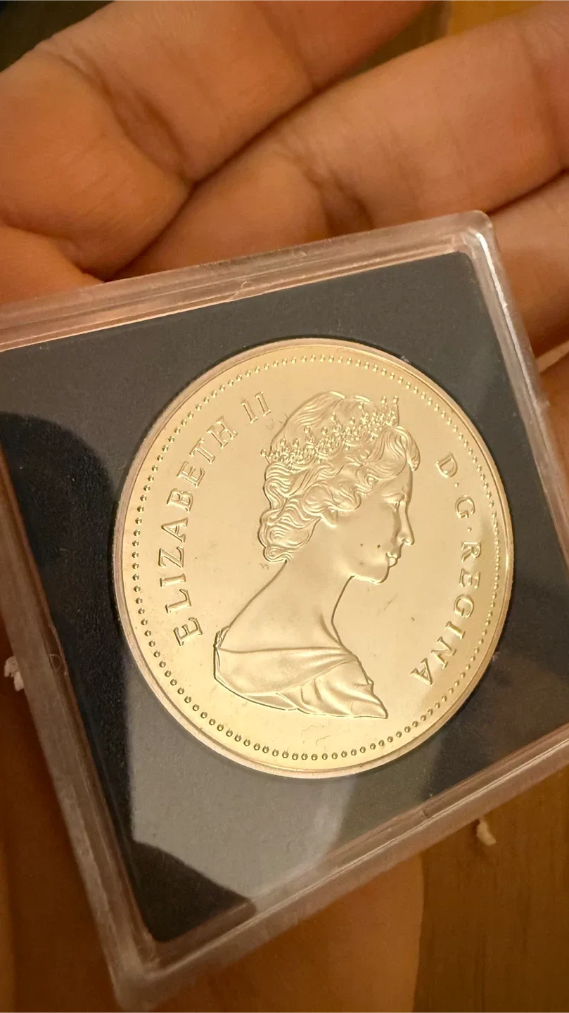 1987 Canada 50% silver Dollar - Detroit of Davis Strait 🥕 image indicator(2)