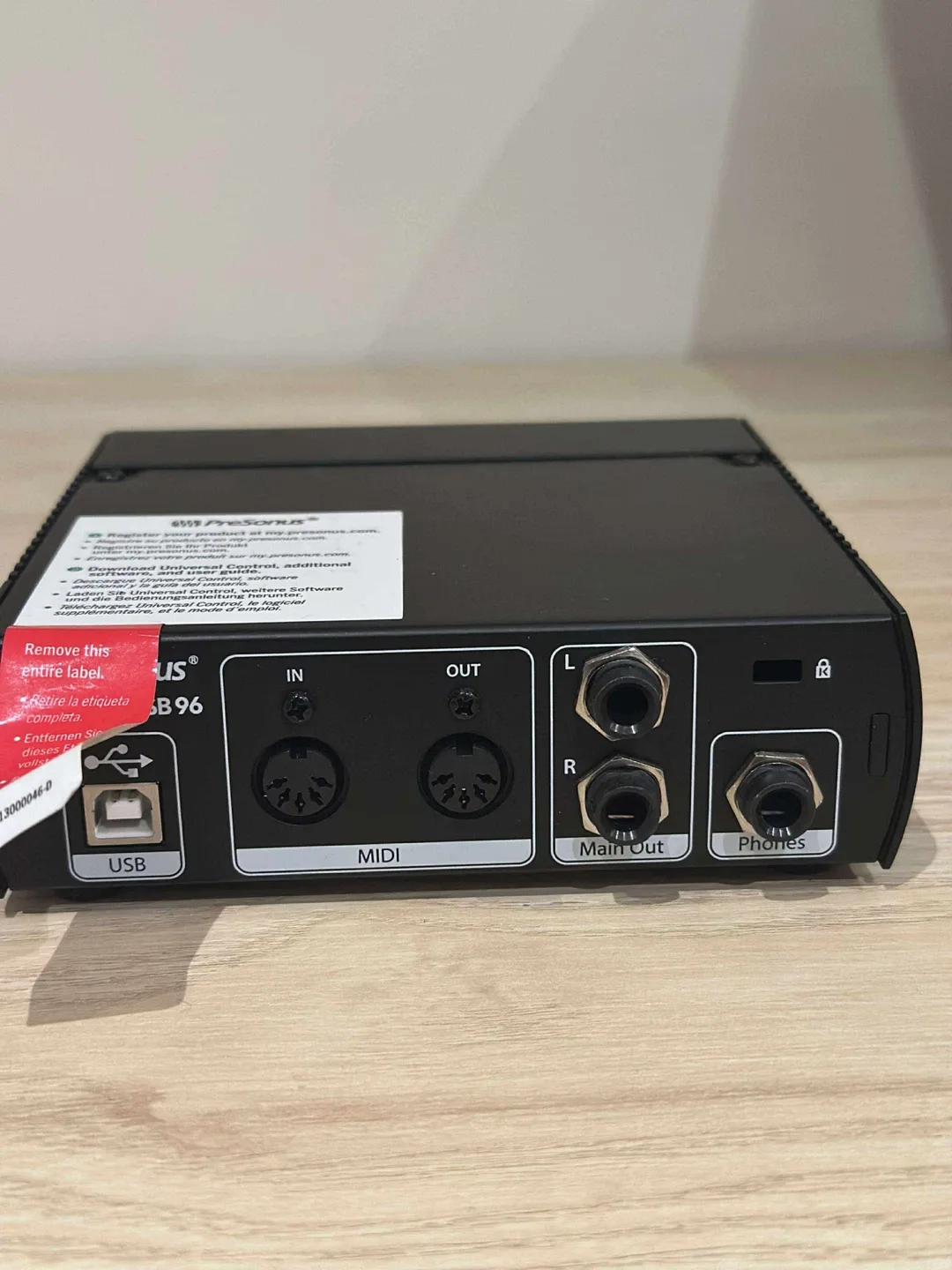 Presonus Audiobox USB 96 Audio Interface thumbnail