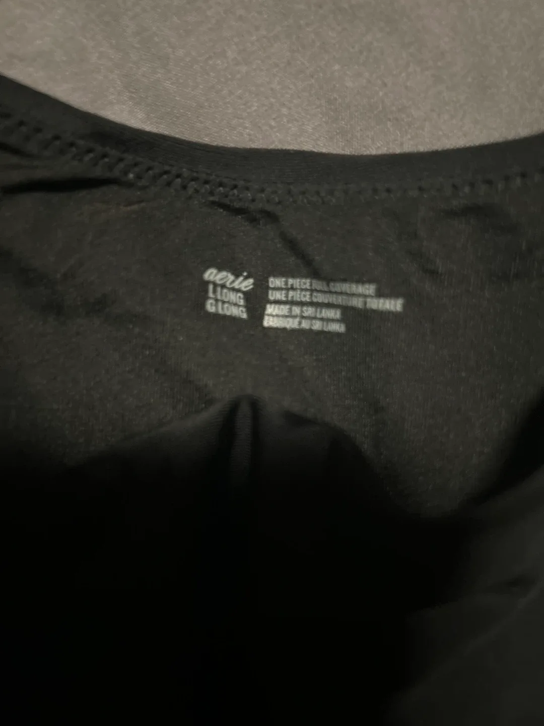 🥕Aerie Black One Piece Swimsuit - Size L Long image indicator(2)