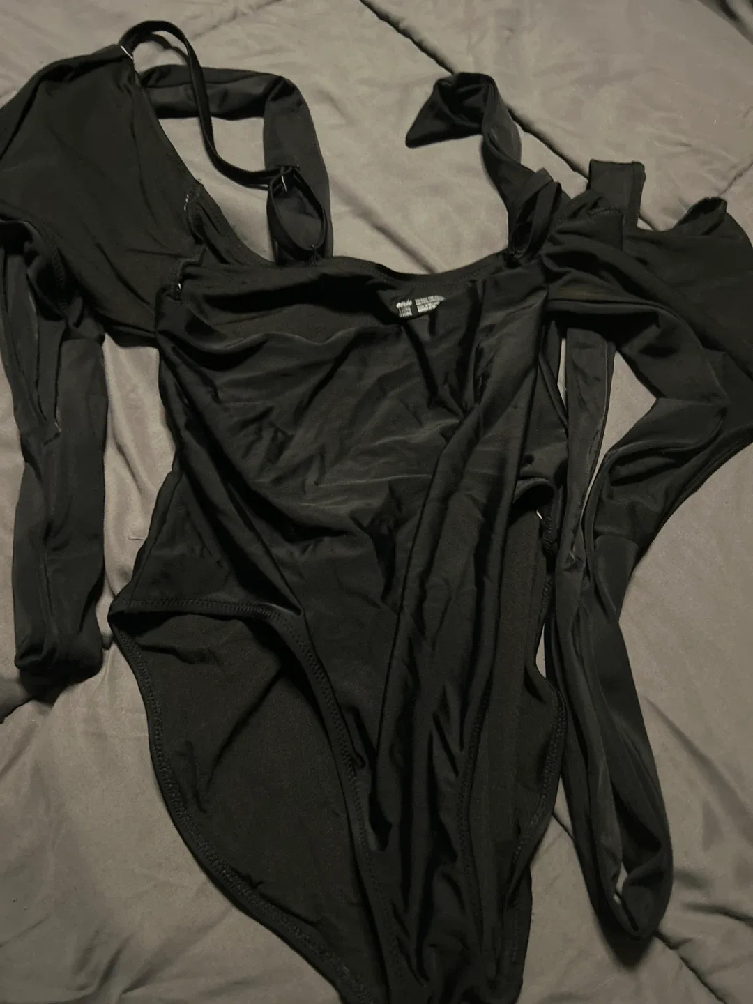 🥕Aerie Black One Piece Swimsuit - Size L Long