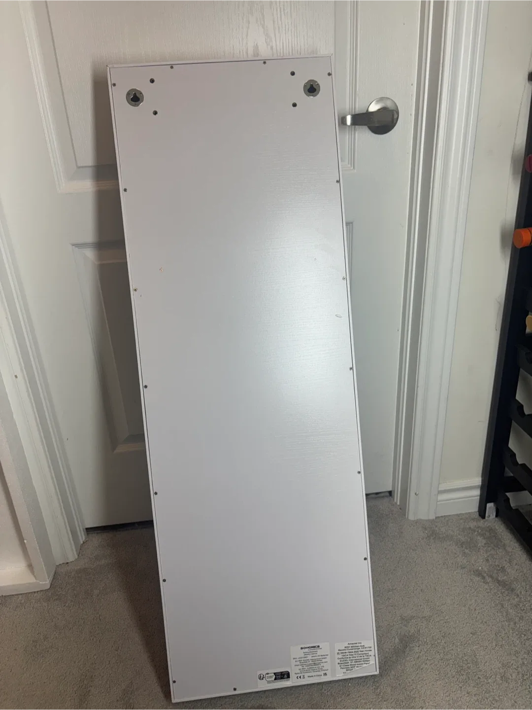 Over-the-Door Mirrored Jewellery Cabinet image indicator(6)