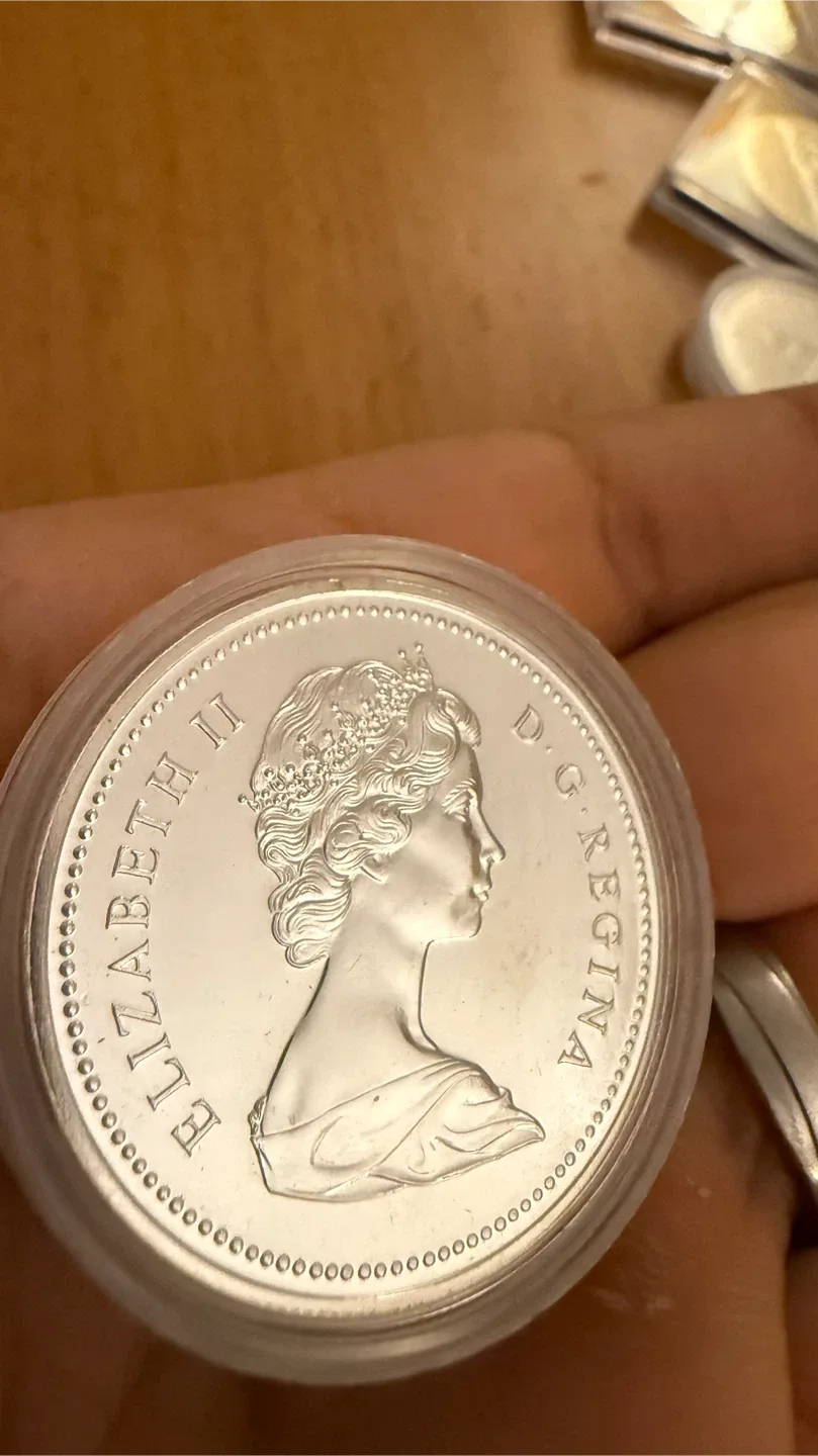 1975 Canada 50% silver Dollar - Calgary Centennial 🥕 image indicator(2)
