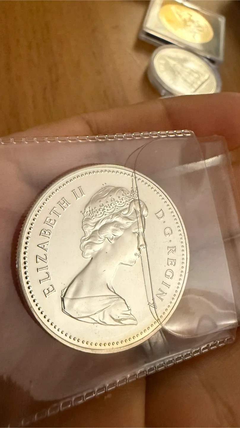 1979 Canadian 50% Silver Dollar Coin 🥕 image indicator(2)