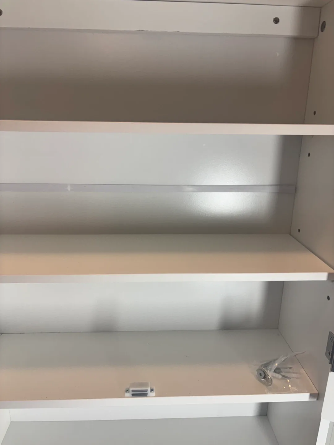 White Over-the-Toilet Storage Cabinet image indicator(6)