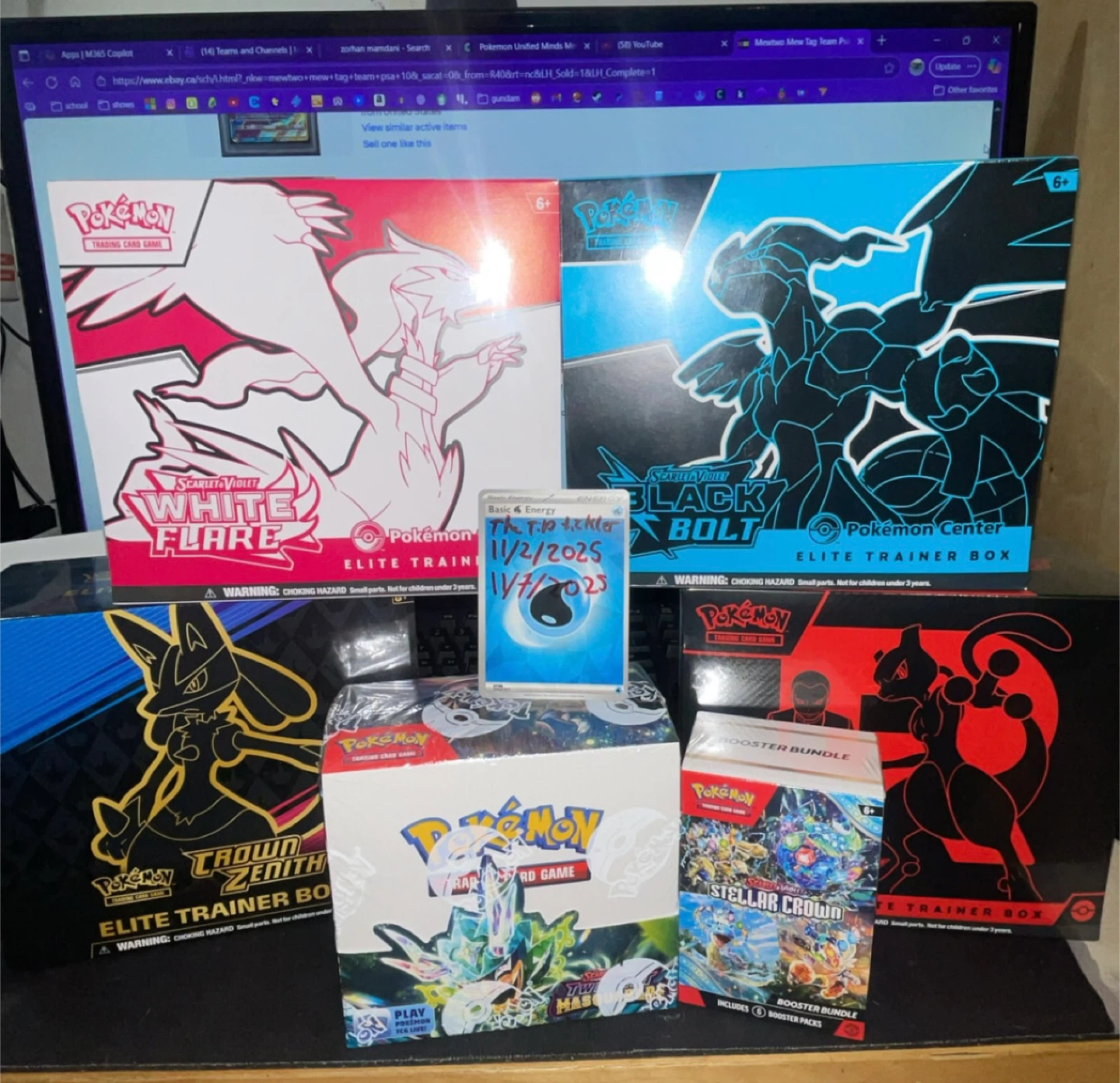 Pokemon sealed products etbs bbs