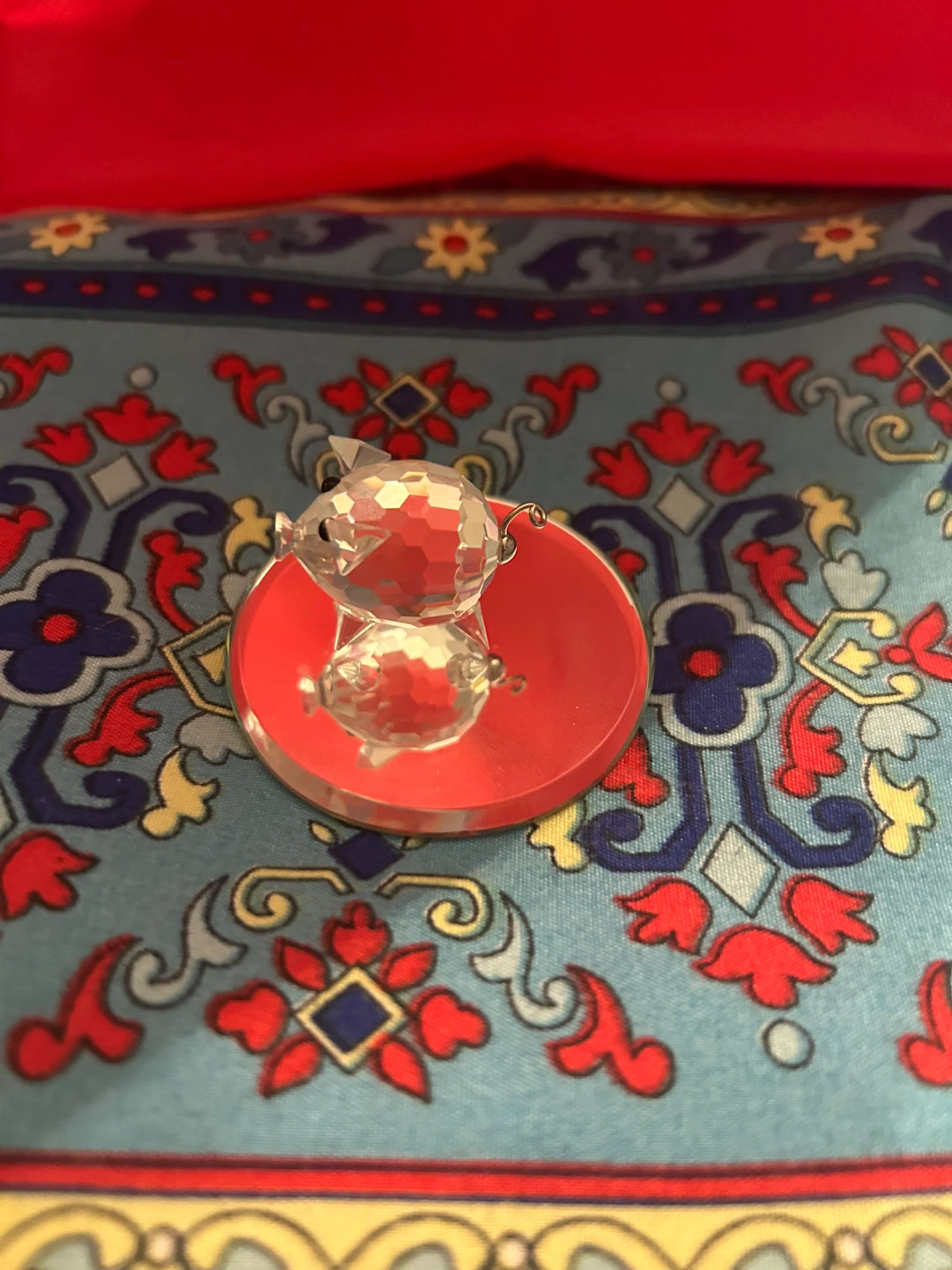 Swarovski Pig with metal tail figurine - photo 3