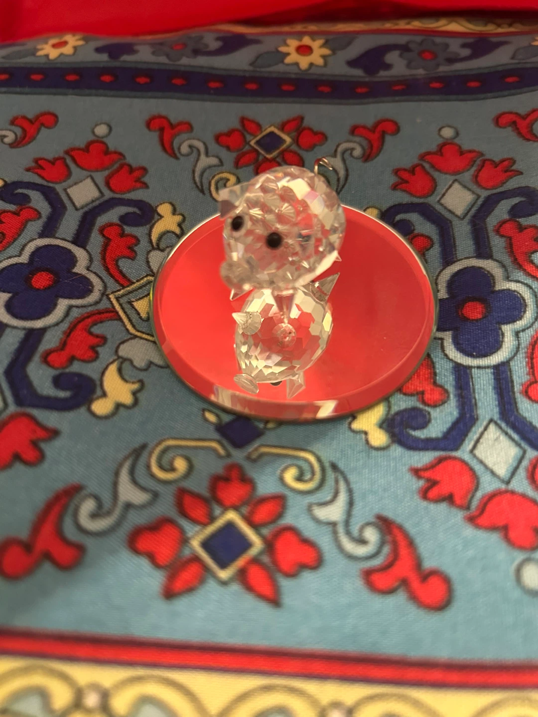 Swarovski Pig with metal tail figurine - photo 2