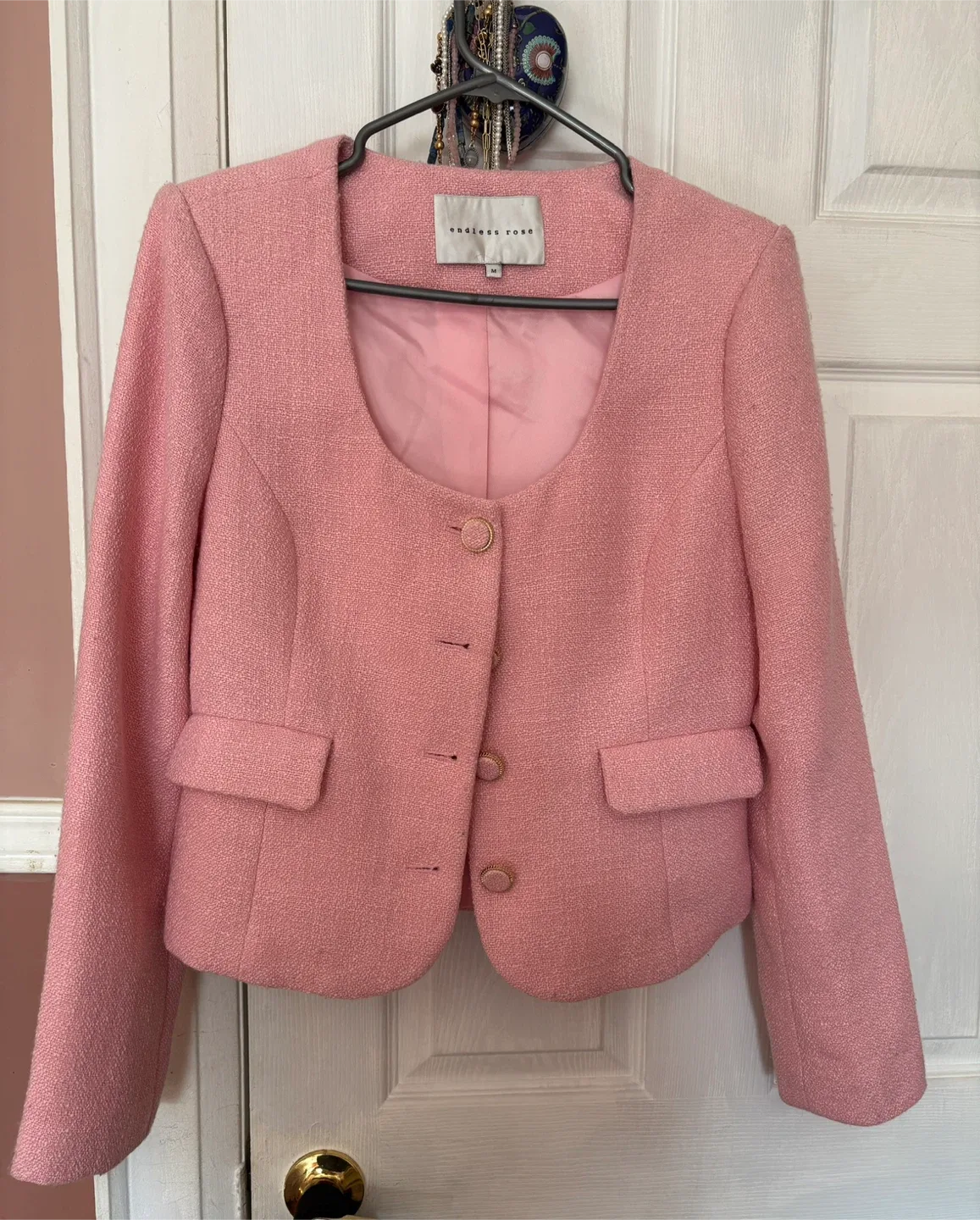 Thierry Mugler Pink Blazer - Size 8