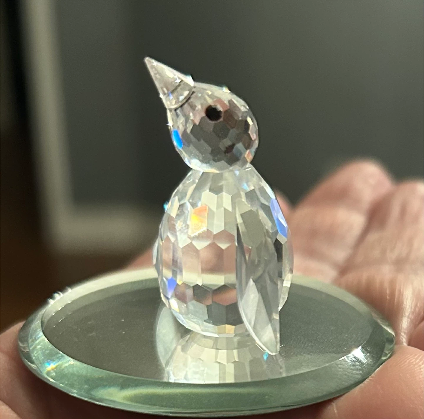 Vintage Swarovski Crystal Penguin Figurine
