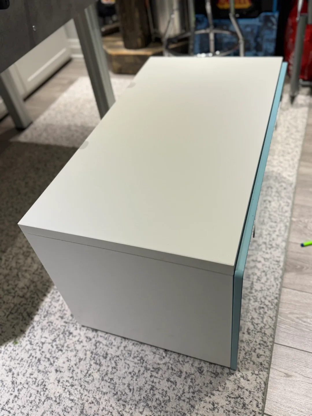 White & Blue Storage Drawer Box image indicator(3)