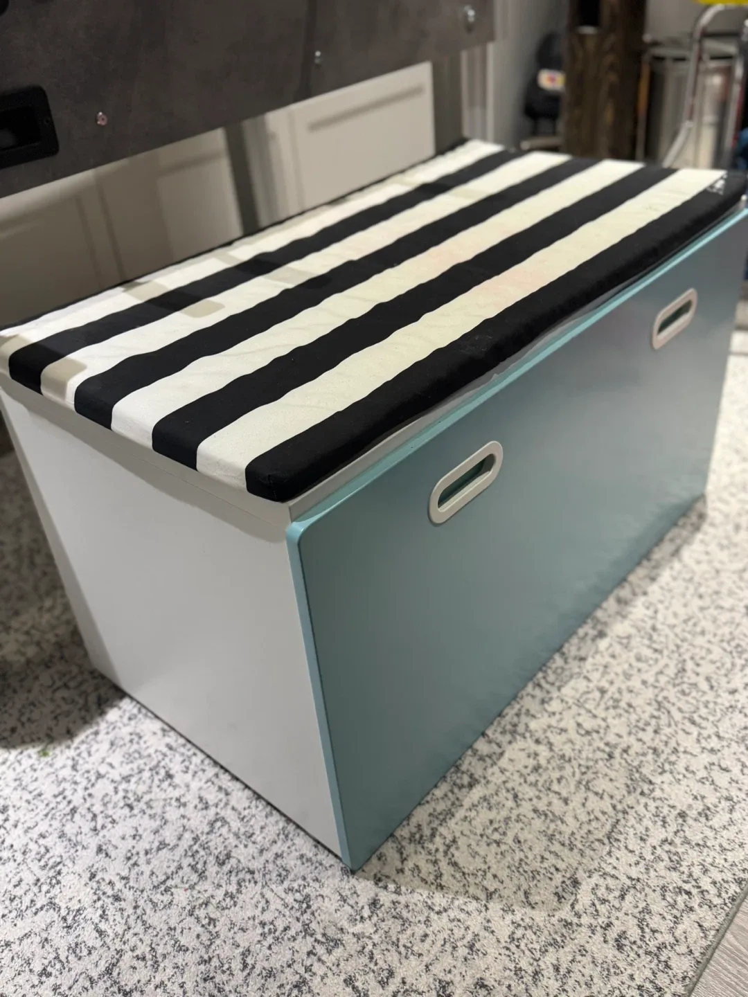 White & Blue Storage Drawer Box image indicator(9)