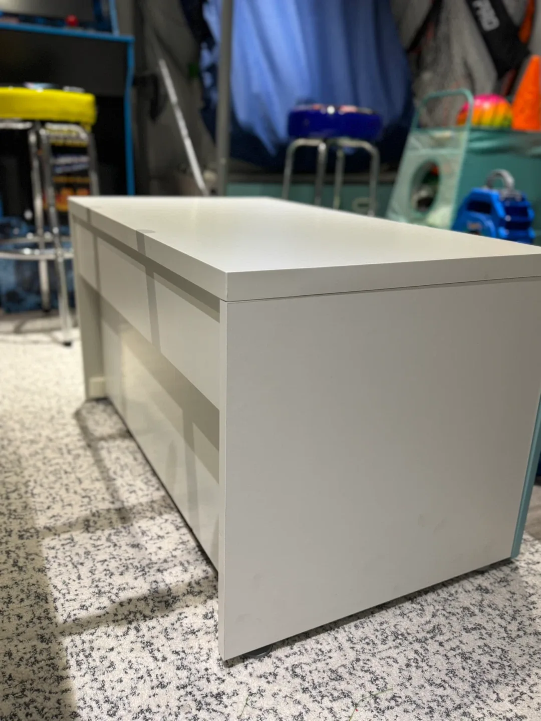 White & Blue Storage Drawer Box image indicator(10)