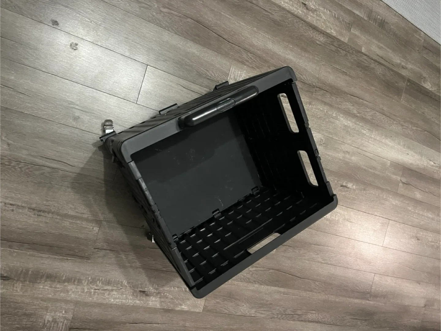 Black Folding Shopping Cart with Wheels image indicator(3)