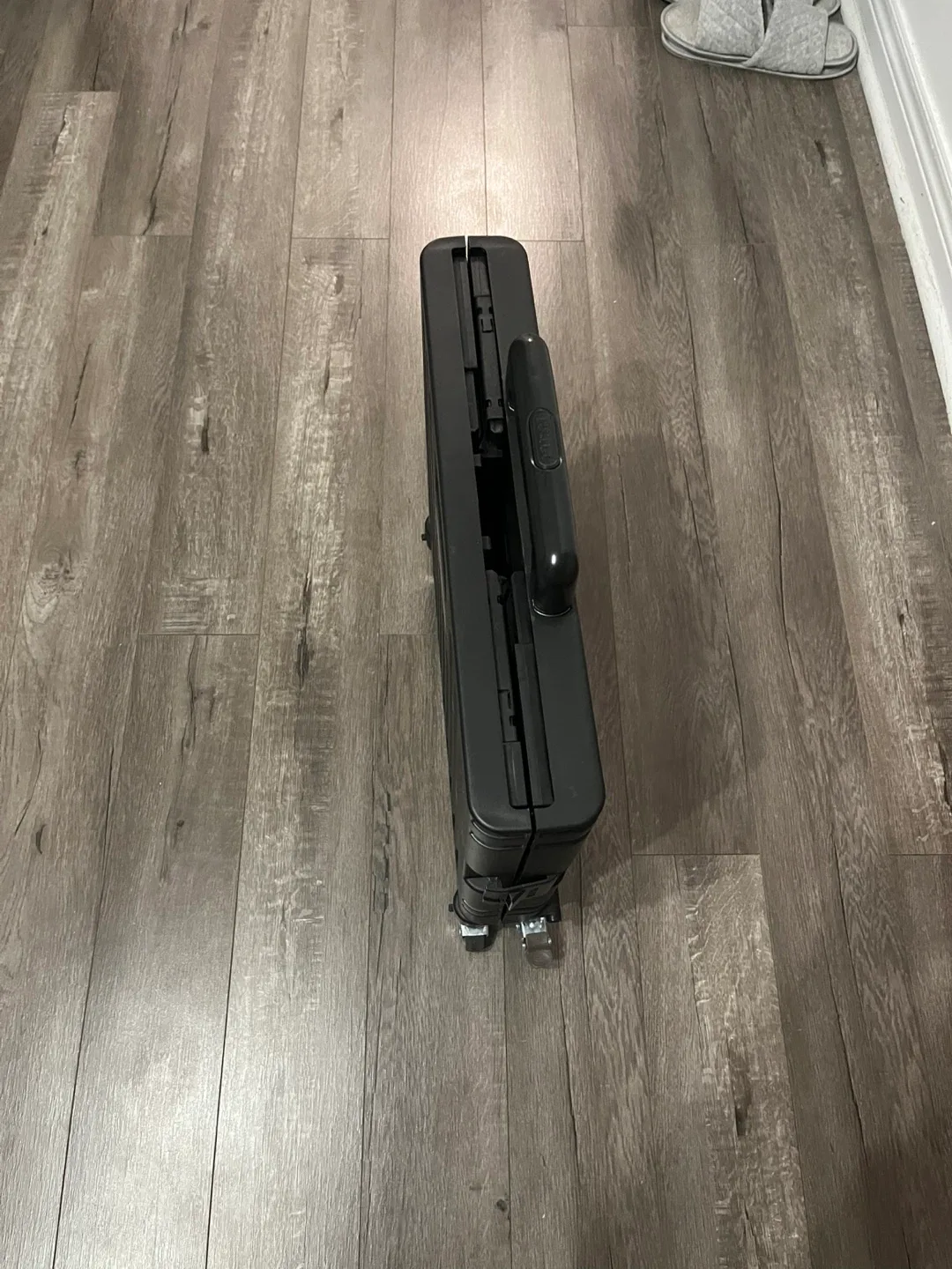 Black Folding Shopping Cart with Wheels image indicator(5)