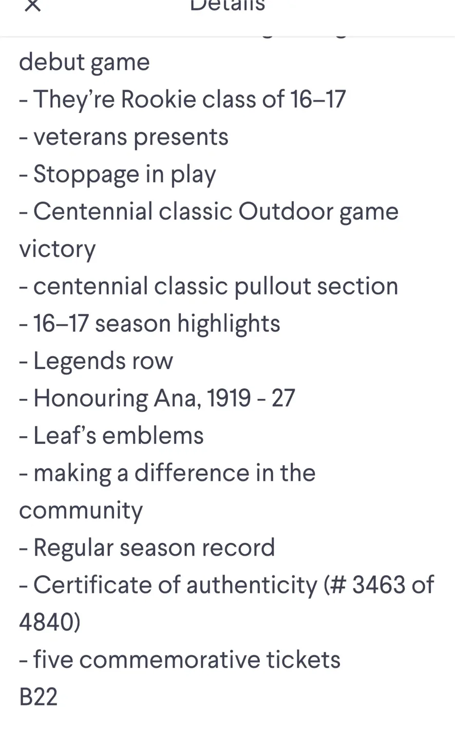 Toronto Maple Leafs 100th Anniversary Member's Edition Book image indicator(10)