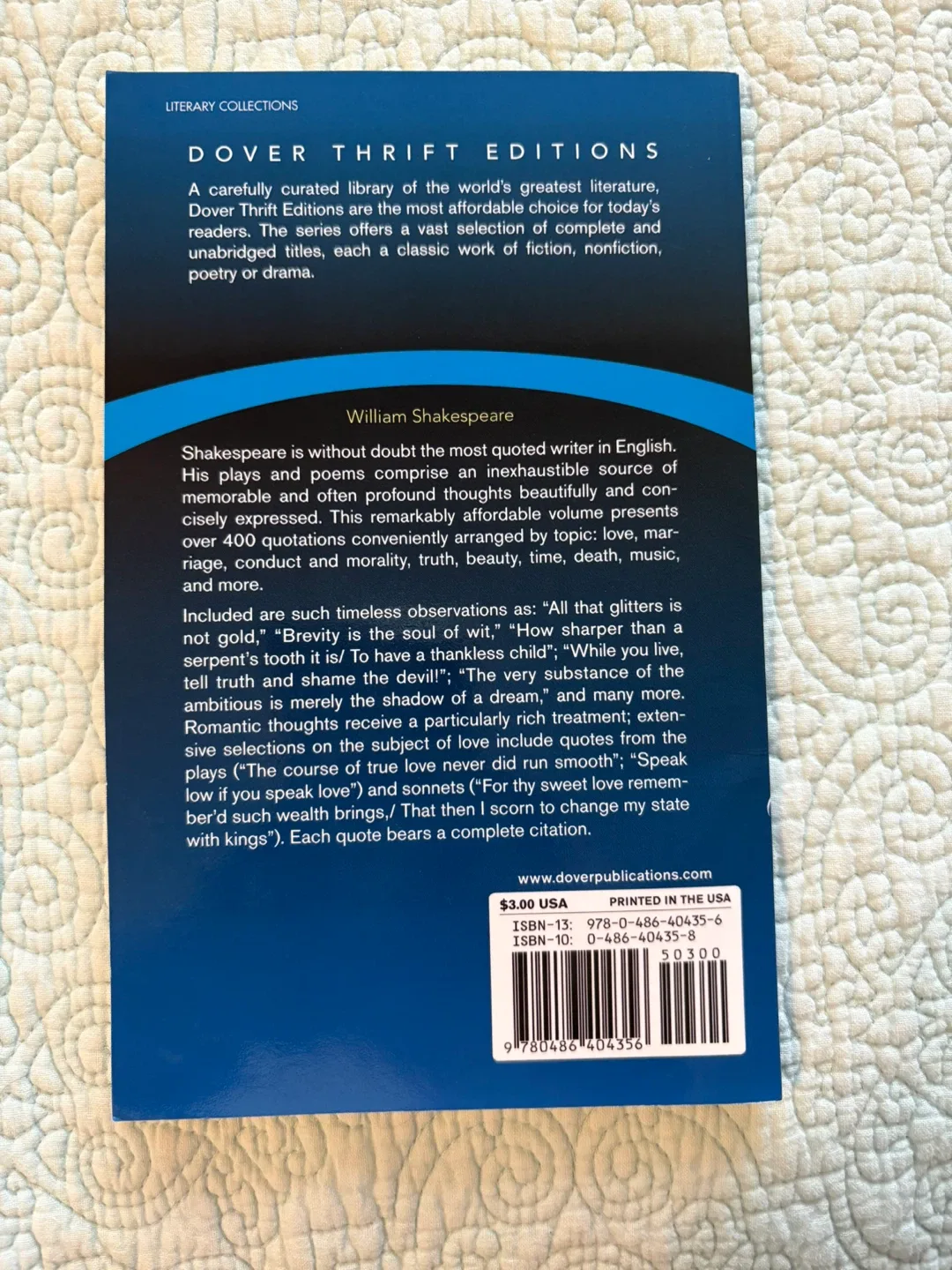 Shakespeare: A Book of Quotations image indicator(2)