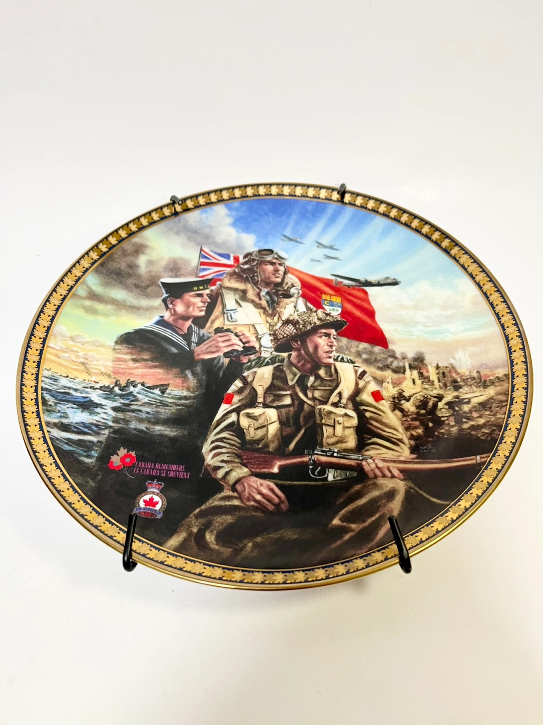 Bradford Exchange "We Stand on Guard" Plate