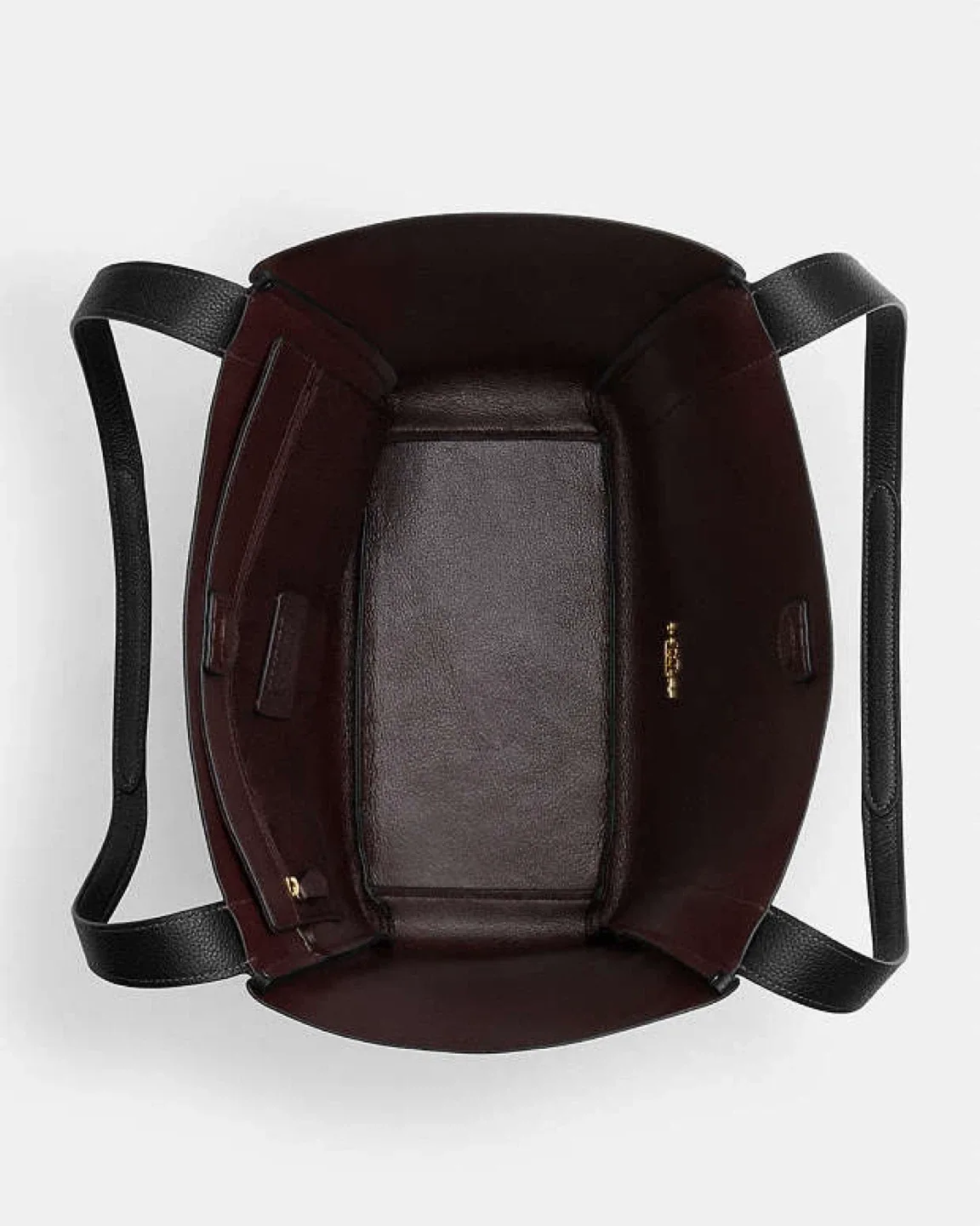 NEW | Coach Black Hadley Leather Tote Bag image indicator(4)