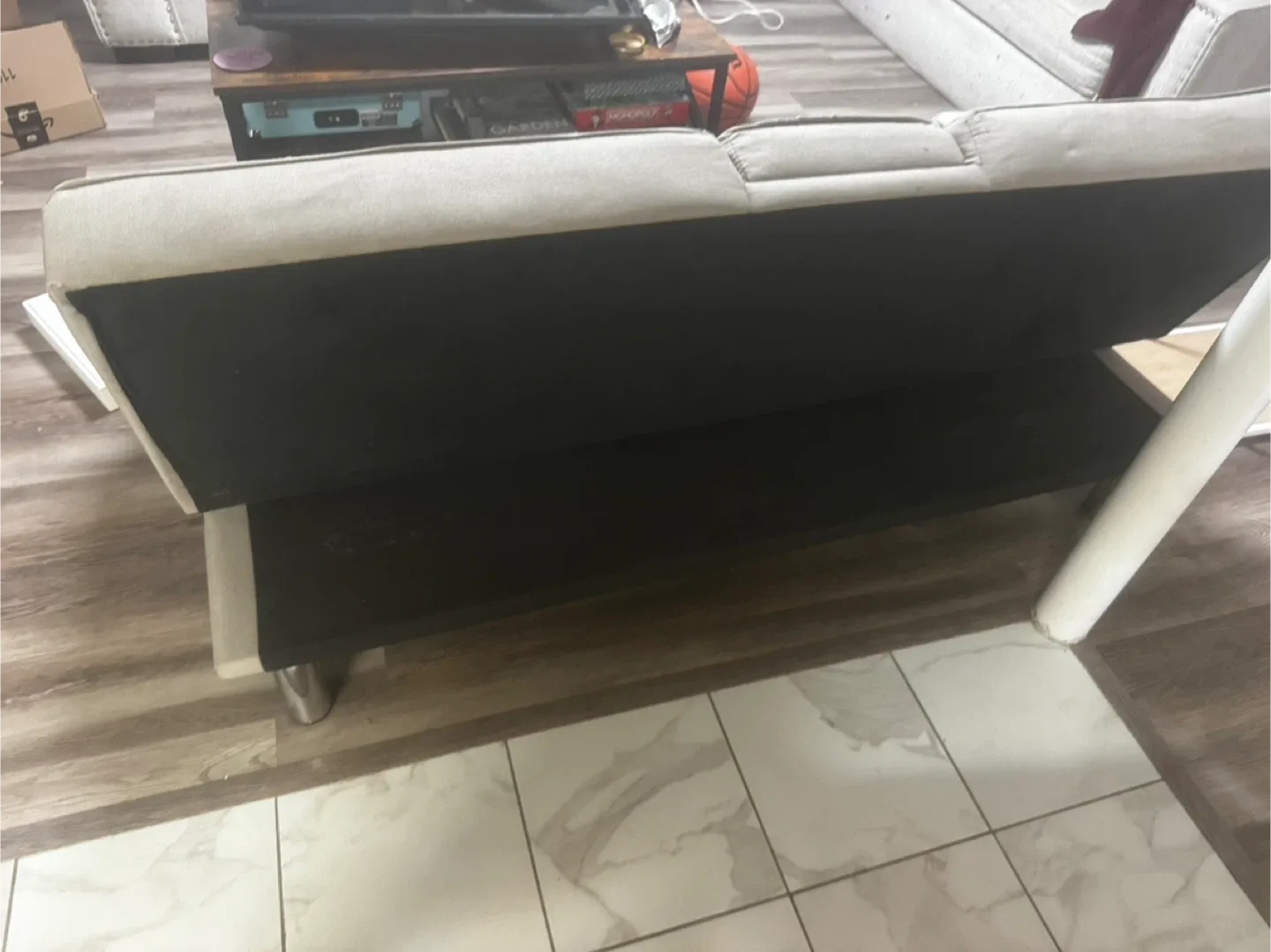 Gray Futon Sofa Bed image indicator(4)