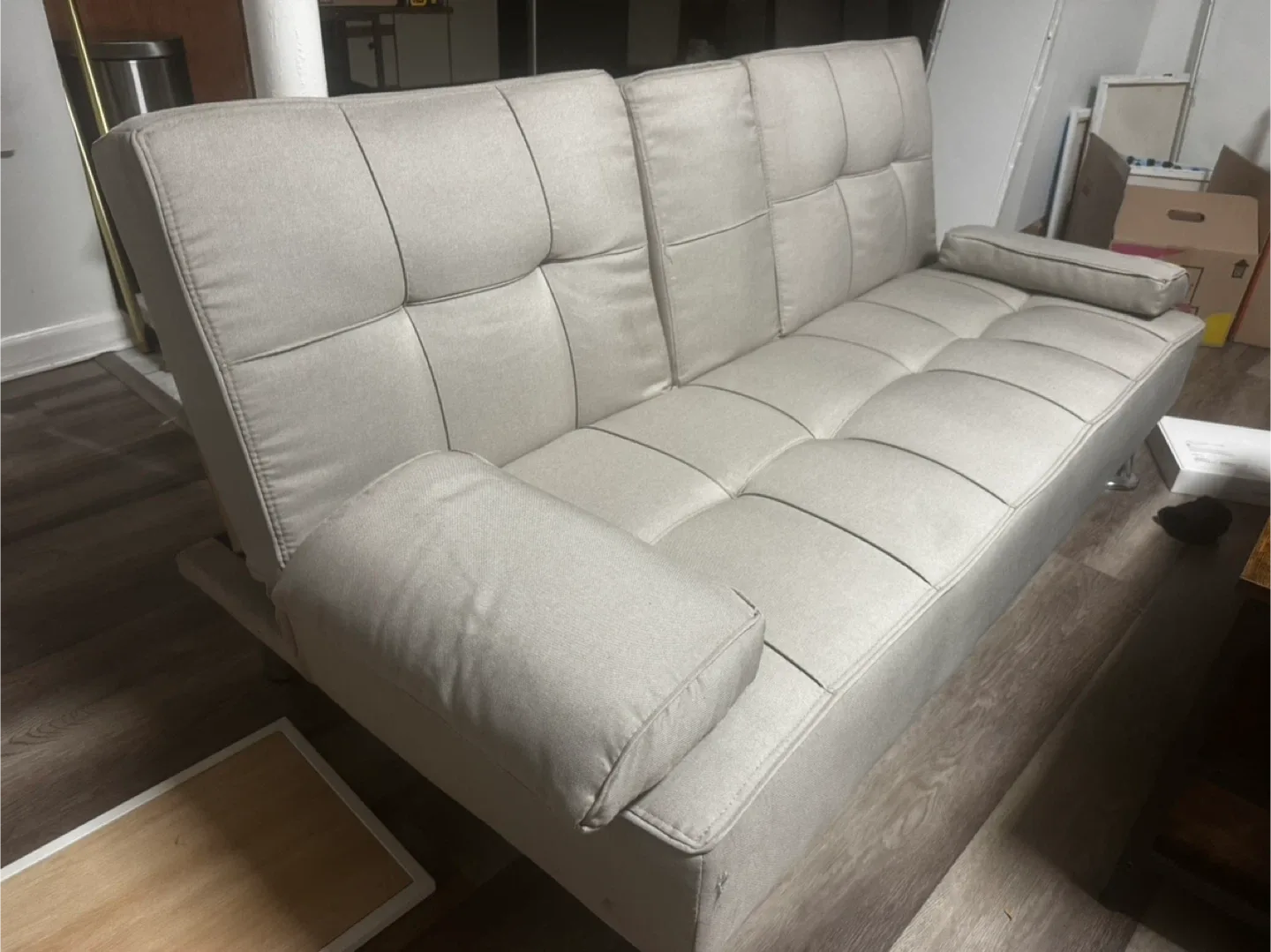 Gray Futon Sofa Bed image indicator(2)