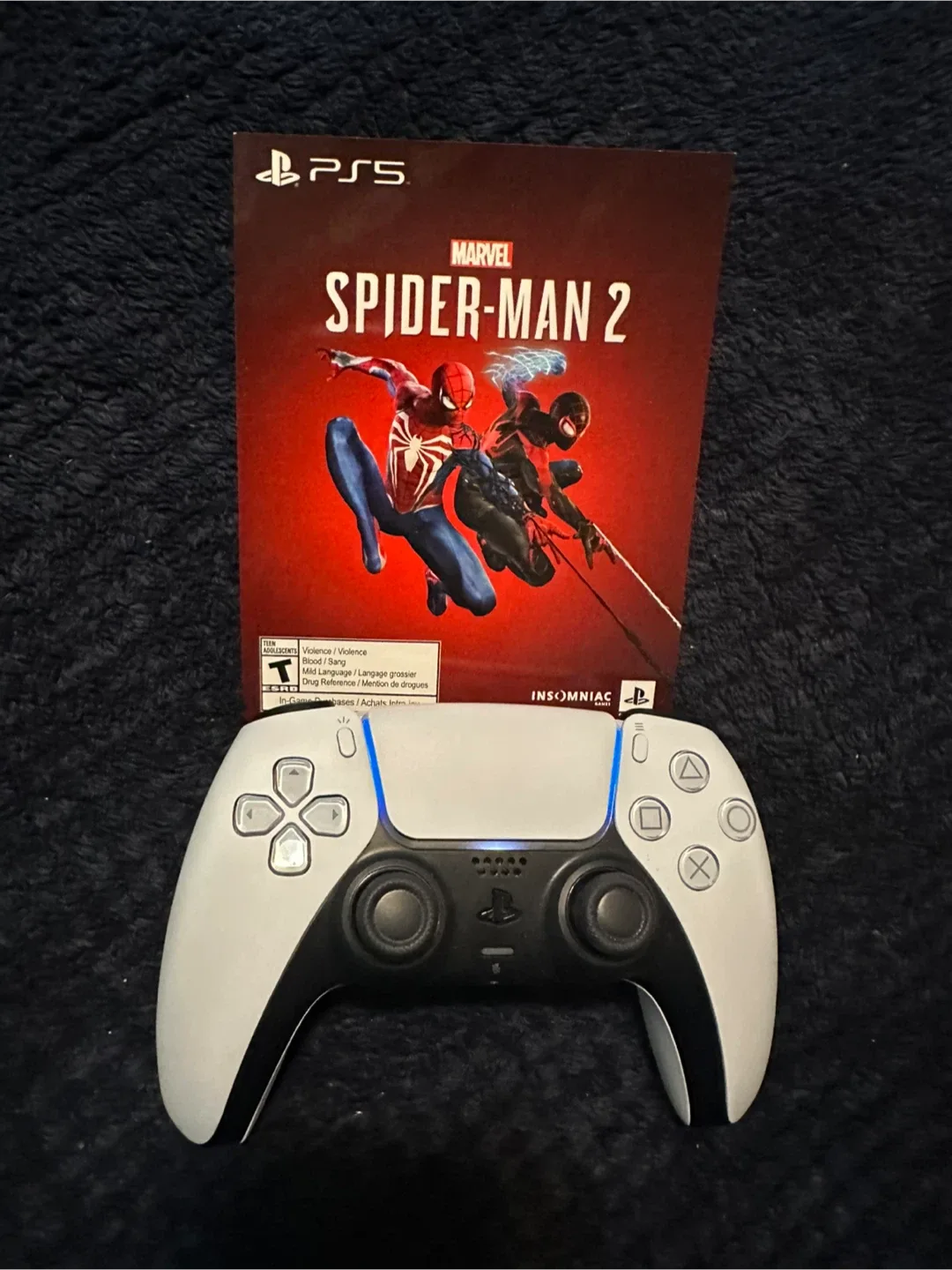 Sony PS 5 Controller plus gift Spider-Man 2🥕 image indicator(2)