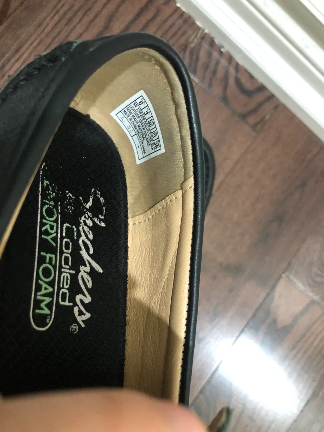 Skechers Loafers, Black, Size 6.0 image indicator(2)