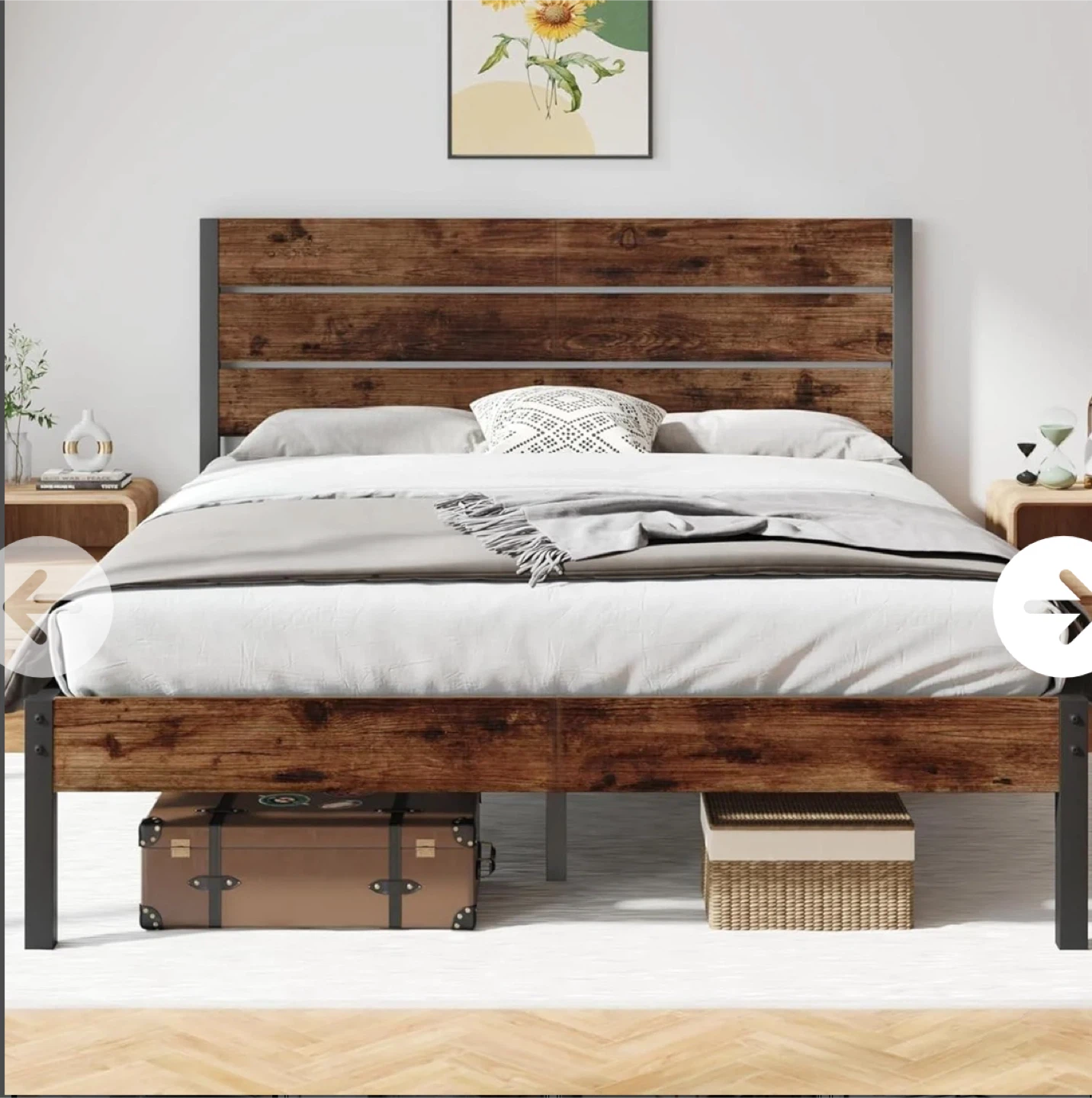 Queen Size Platform Bed Frame