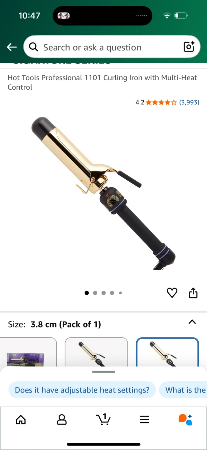 Hot Tools Professional 1101 Curling Iron - 3.8 cm