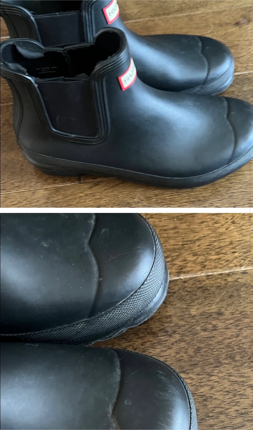 Hunter Chelsea Rain Boots - Black, US 7 - photo 3