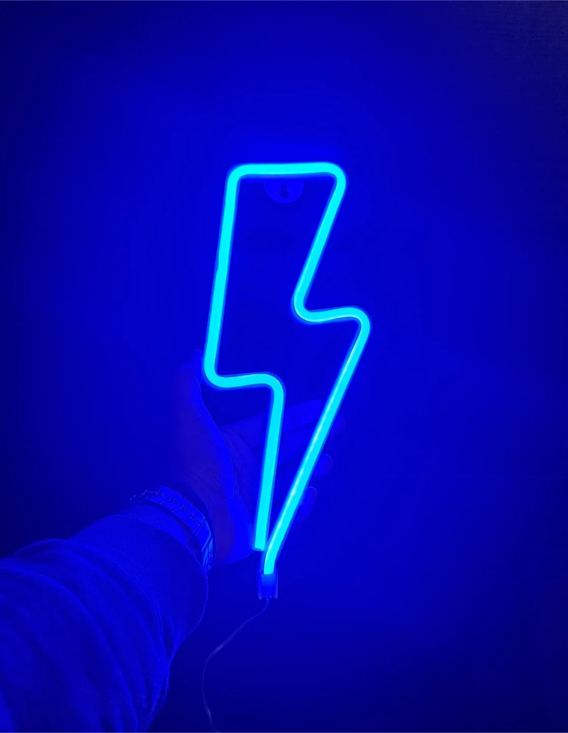Lightning Neon Sign USB / battery powered
