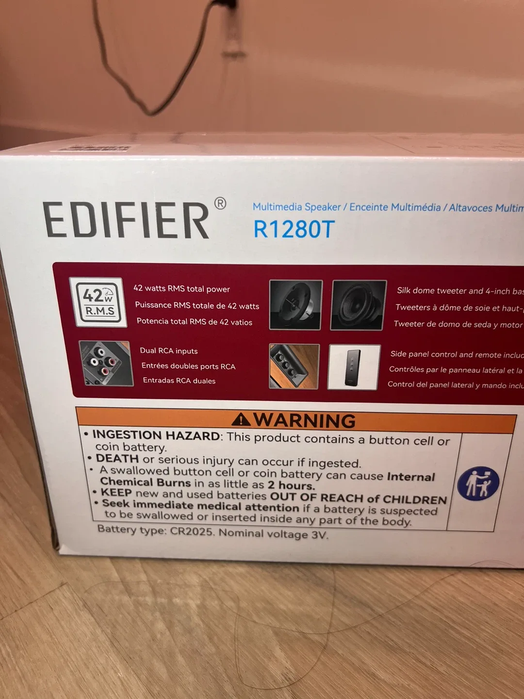Edifier R1280T Powered Bookshelf Speakers - Brown image indicator(5)