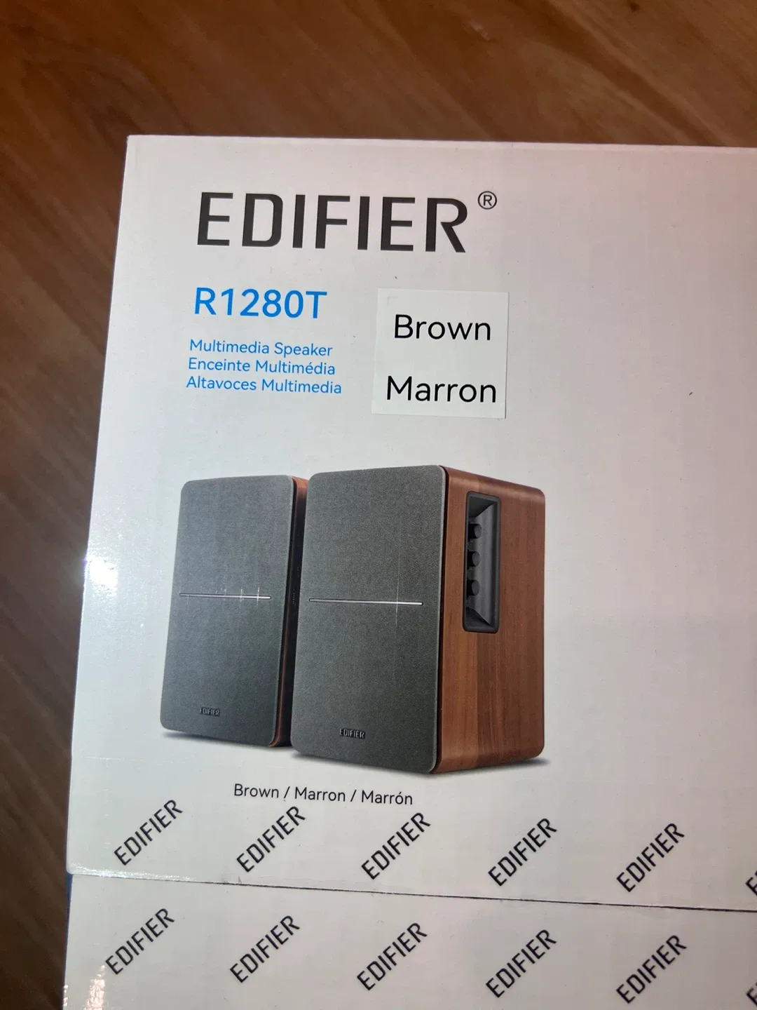 Edifier R1280T Powered Bookshelf Speakers - Brown image indicator(4)