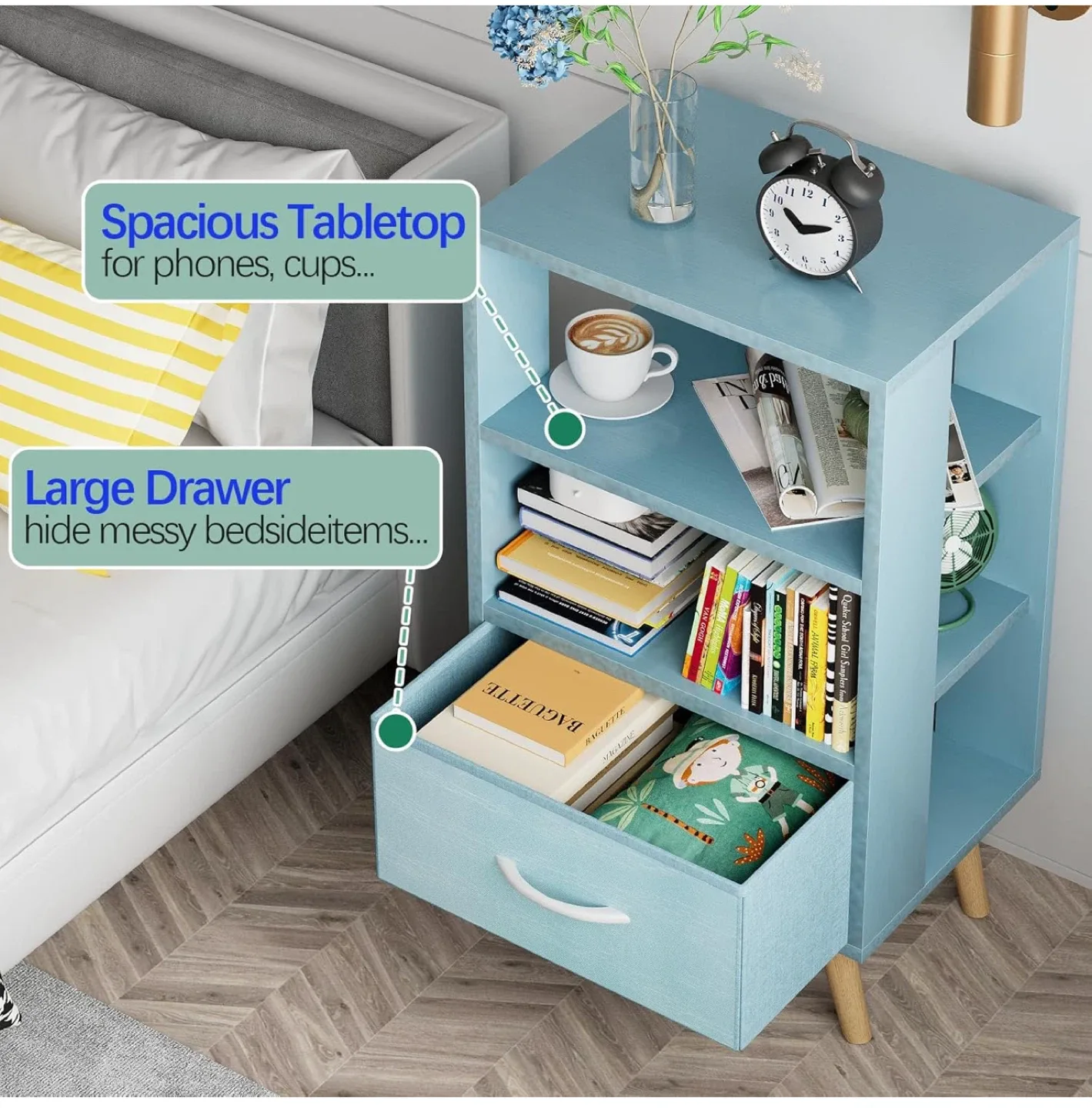 Aenuert Kids Nightstand with Drawer image indicator(6)