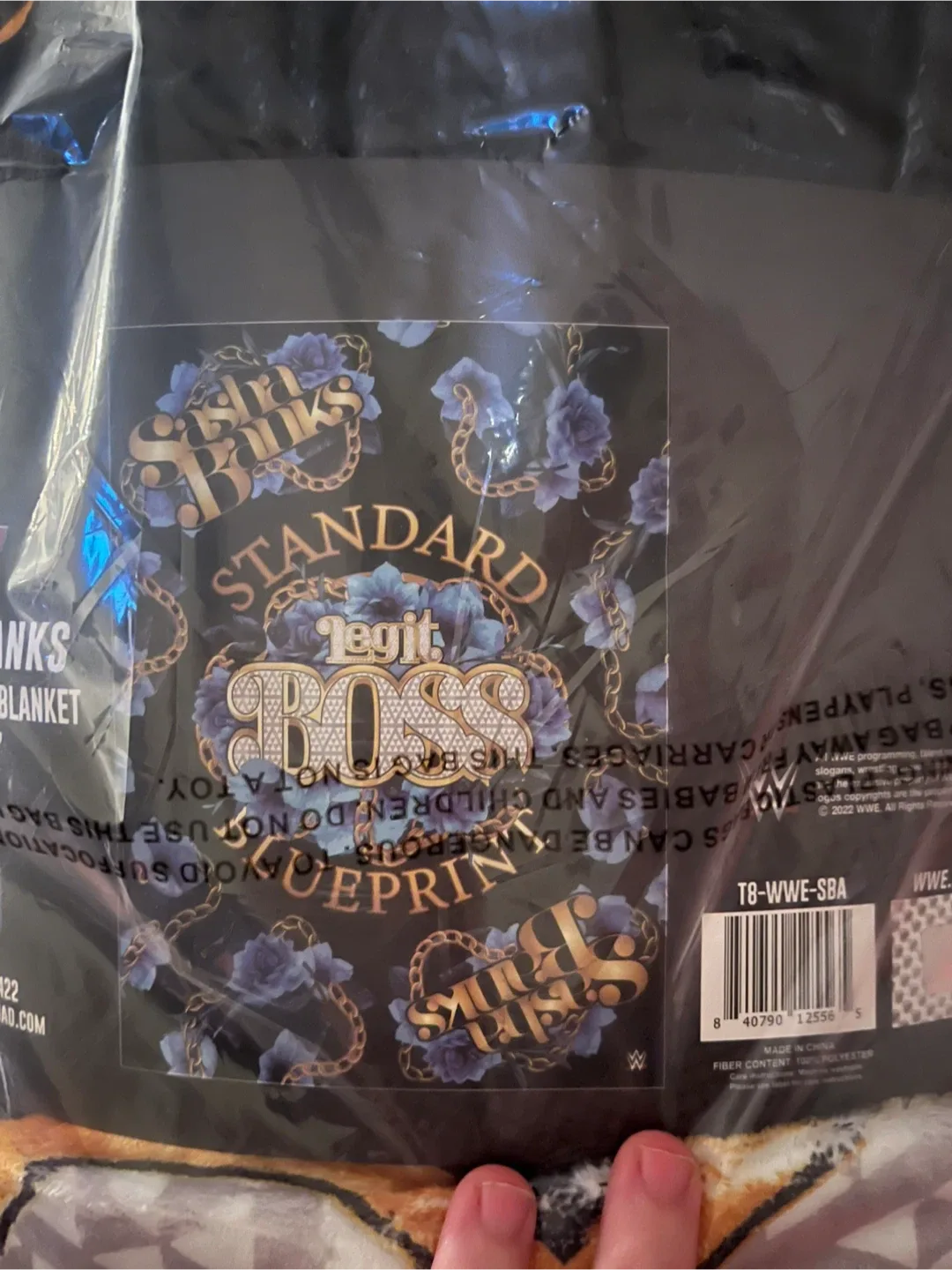 WWE Sasha Banks Throw Blanket 46" x 60" image indicator(2)