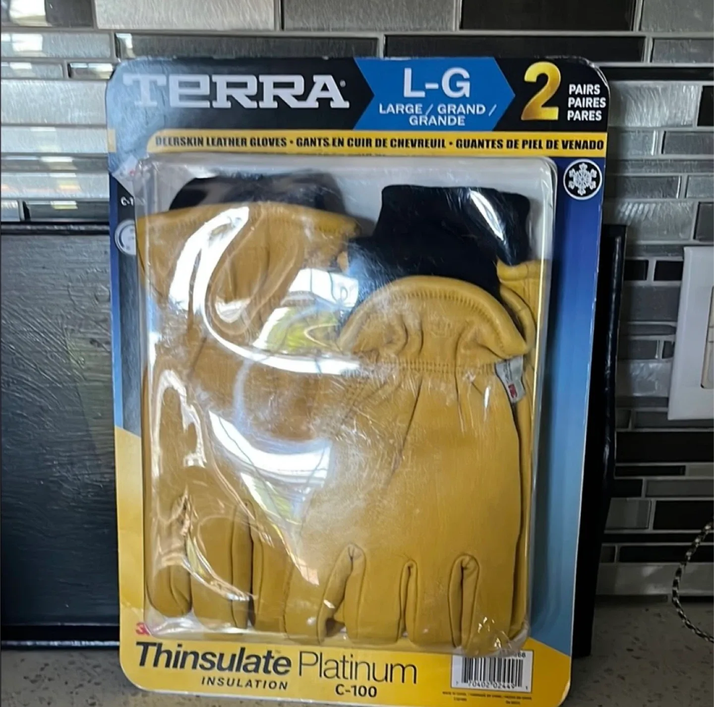 Terra XL and L size Deerskin Leathe gloves image indicator(2)