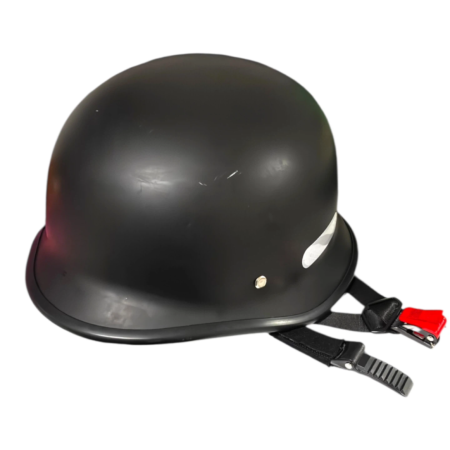 Black Motorcycle Helmet - Size M