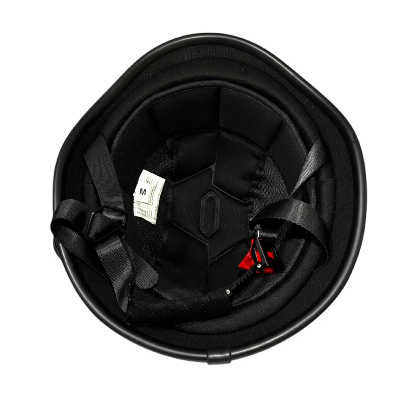 Black Motorcycle Helmet - Size M image indicator(3)