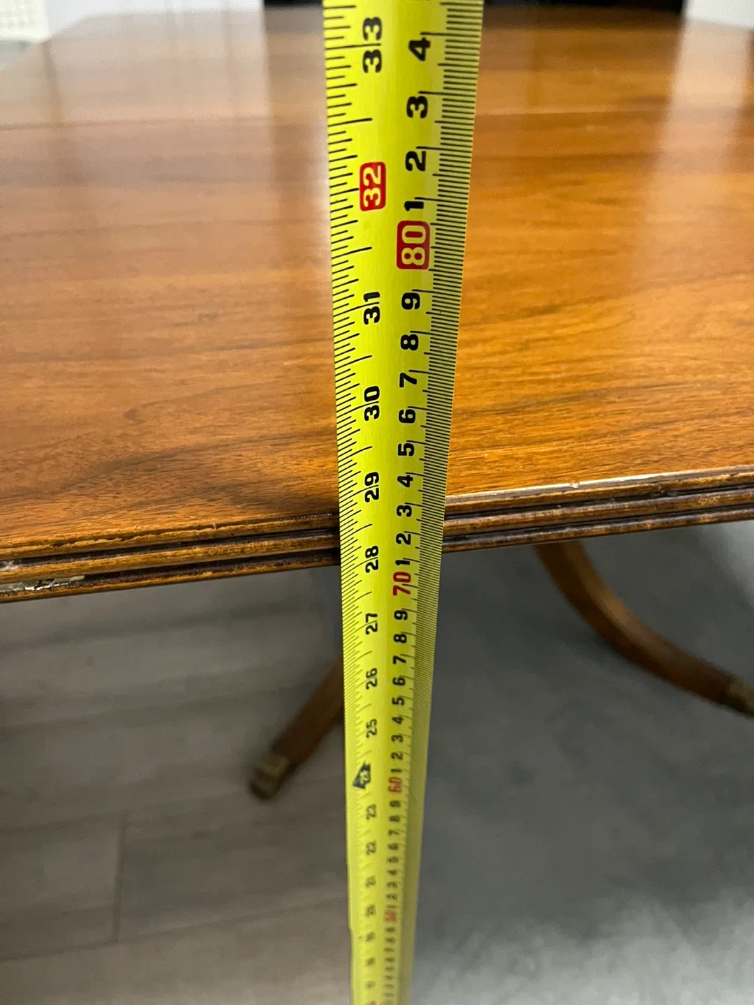 Vintage Brown Wooden Dining Table image indicator(3)