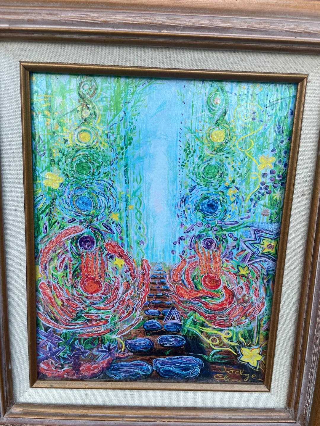 Ascension embellished frame print podge elvenstar Hannah bamboo image indicator(2)