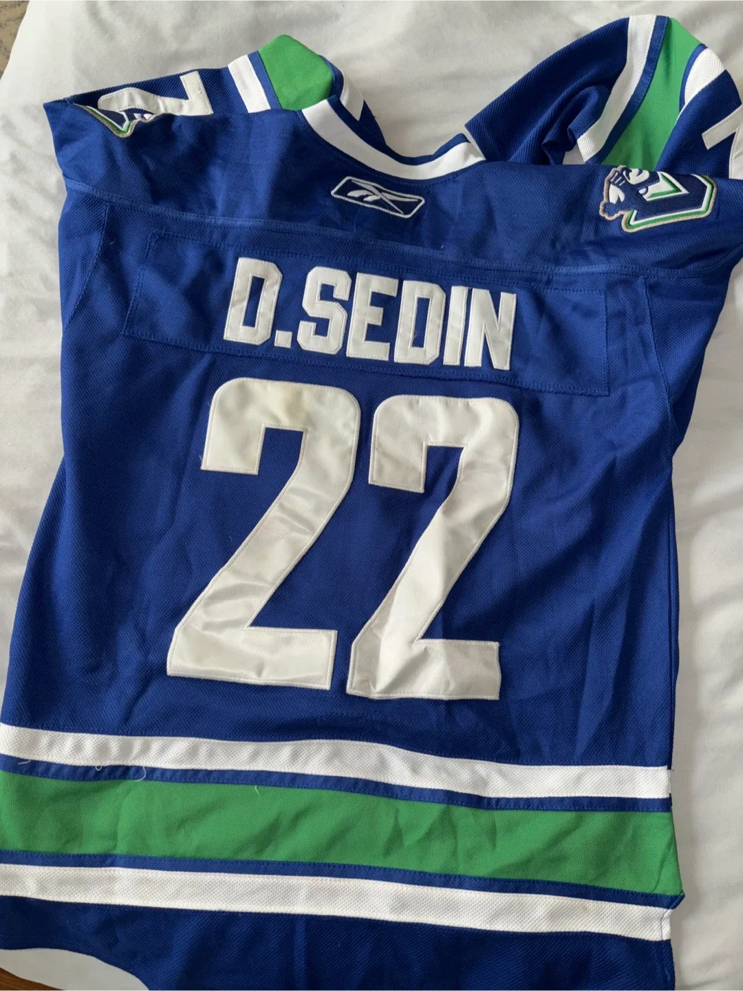 Reebok Canucks D. Sedin #22 Jersey - Size 50 image indicator(2)