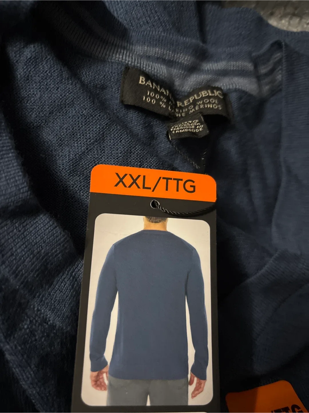 2 pc Banana Republic Merino Wool Sweater XXL New image indicator(3)