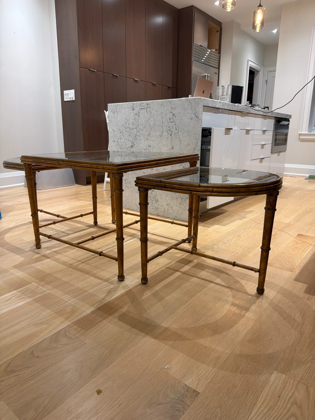 Bamboo Style Nesting Tables (Set of 3) - photo 2