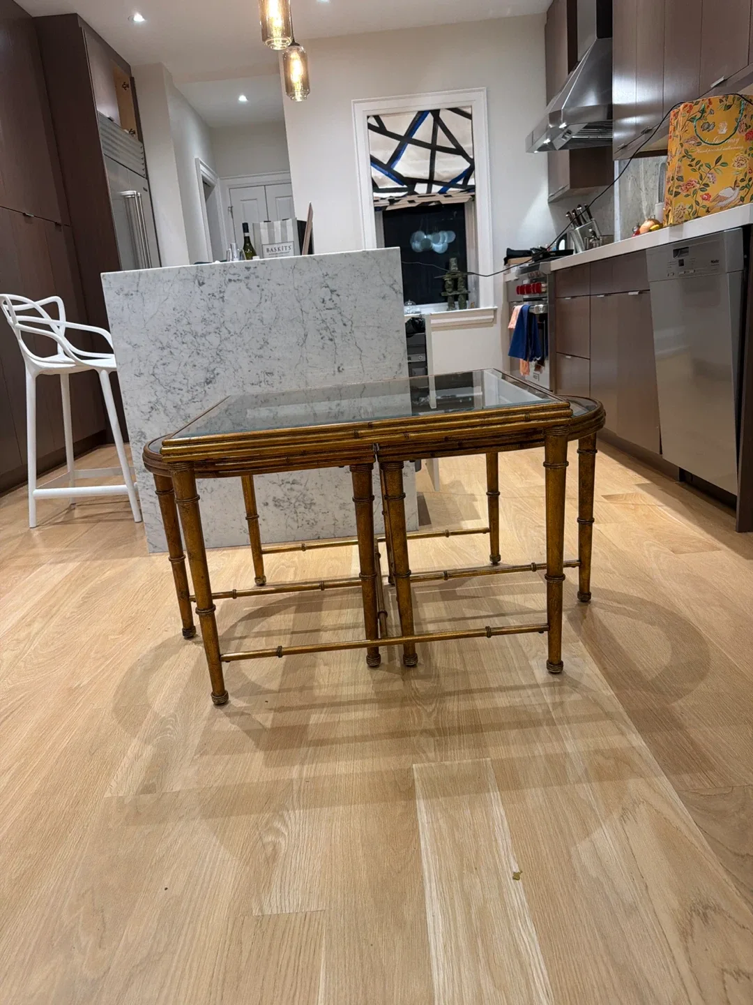 Bamboo Style Nesting Tables (Set of 3) image indicator(4)