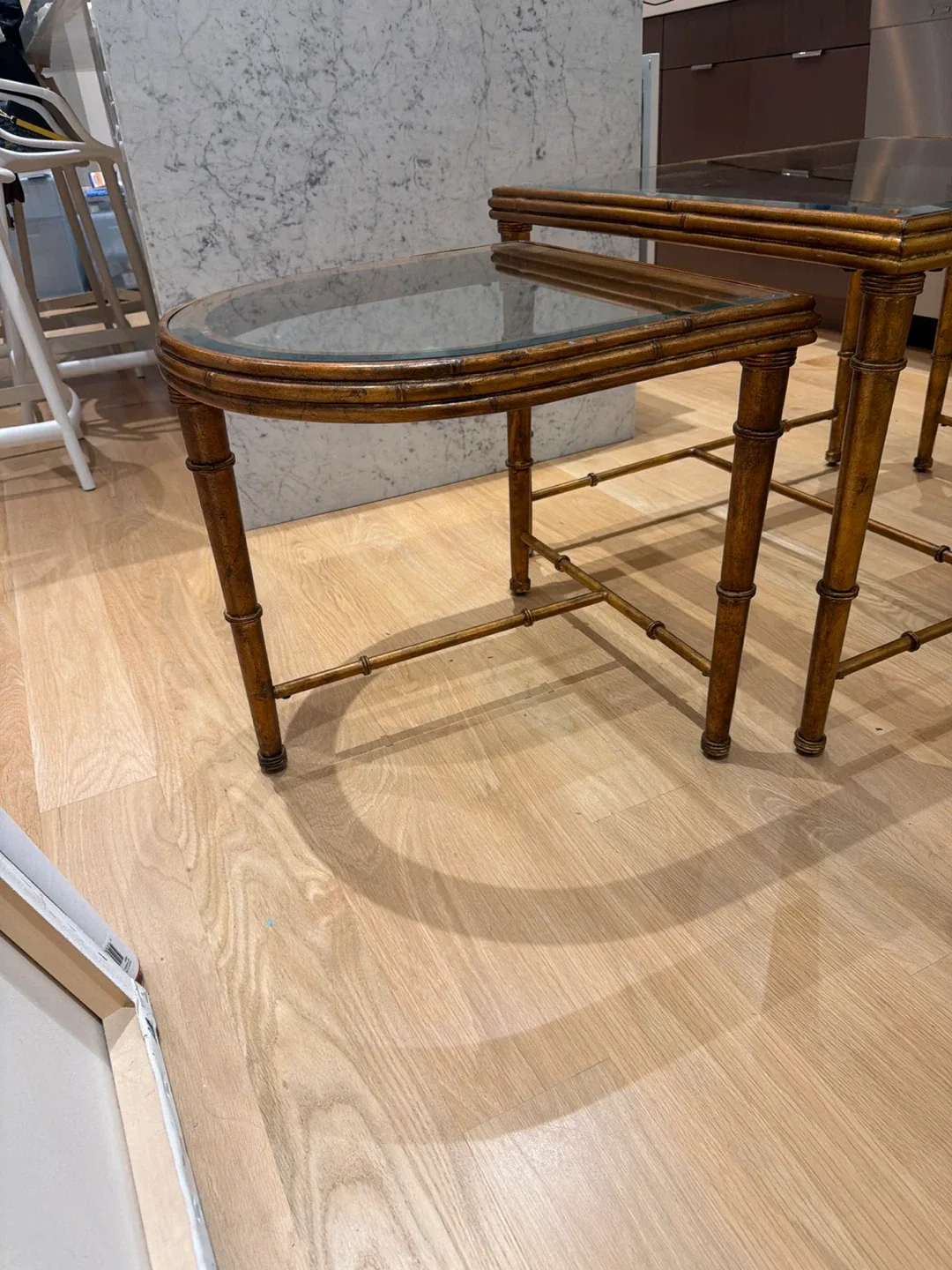 Bamboo Style Nesting Tables (Set of 3) image indicator(3)