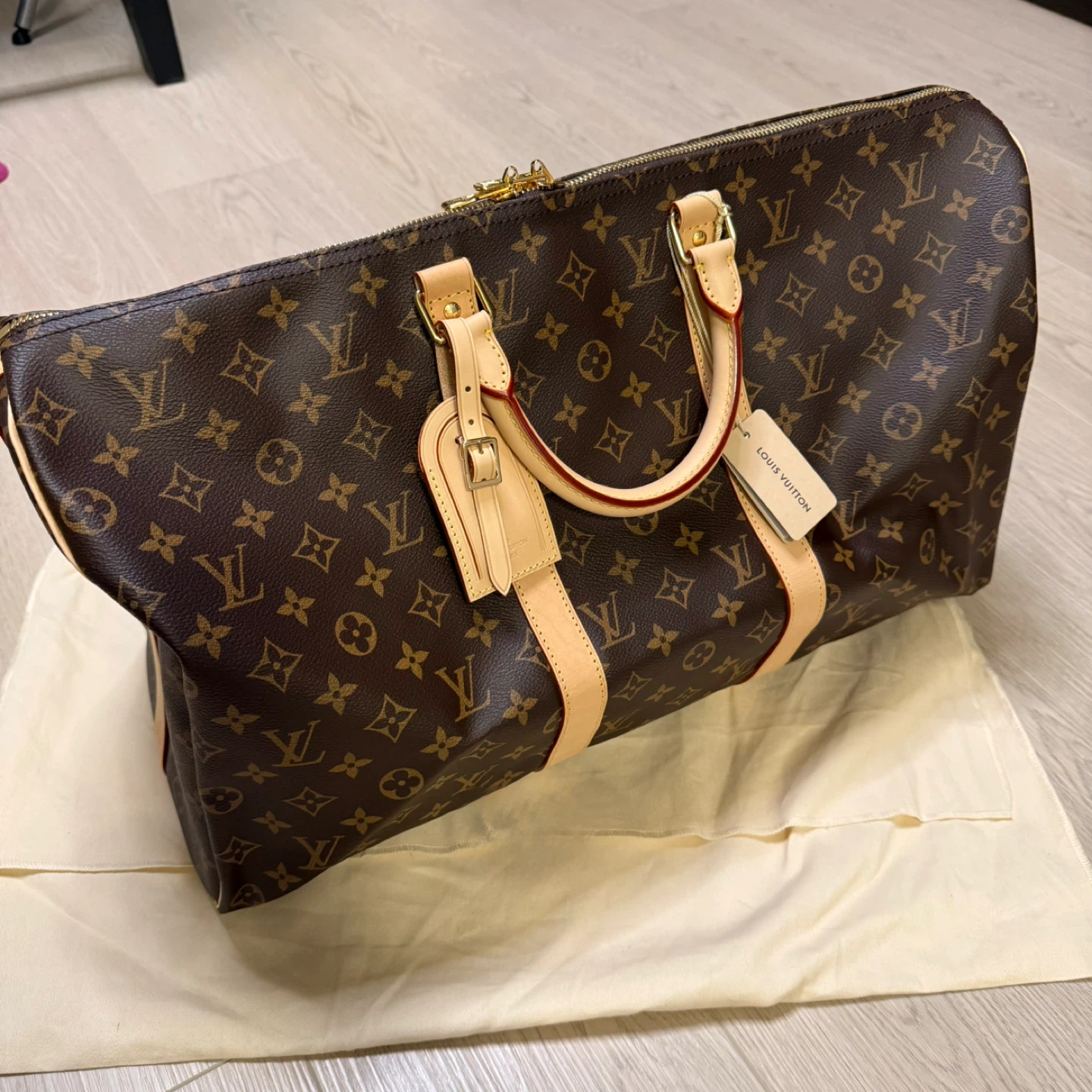 Brand new Louis Vuitton Keepall Bandouliere 50