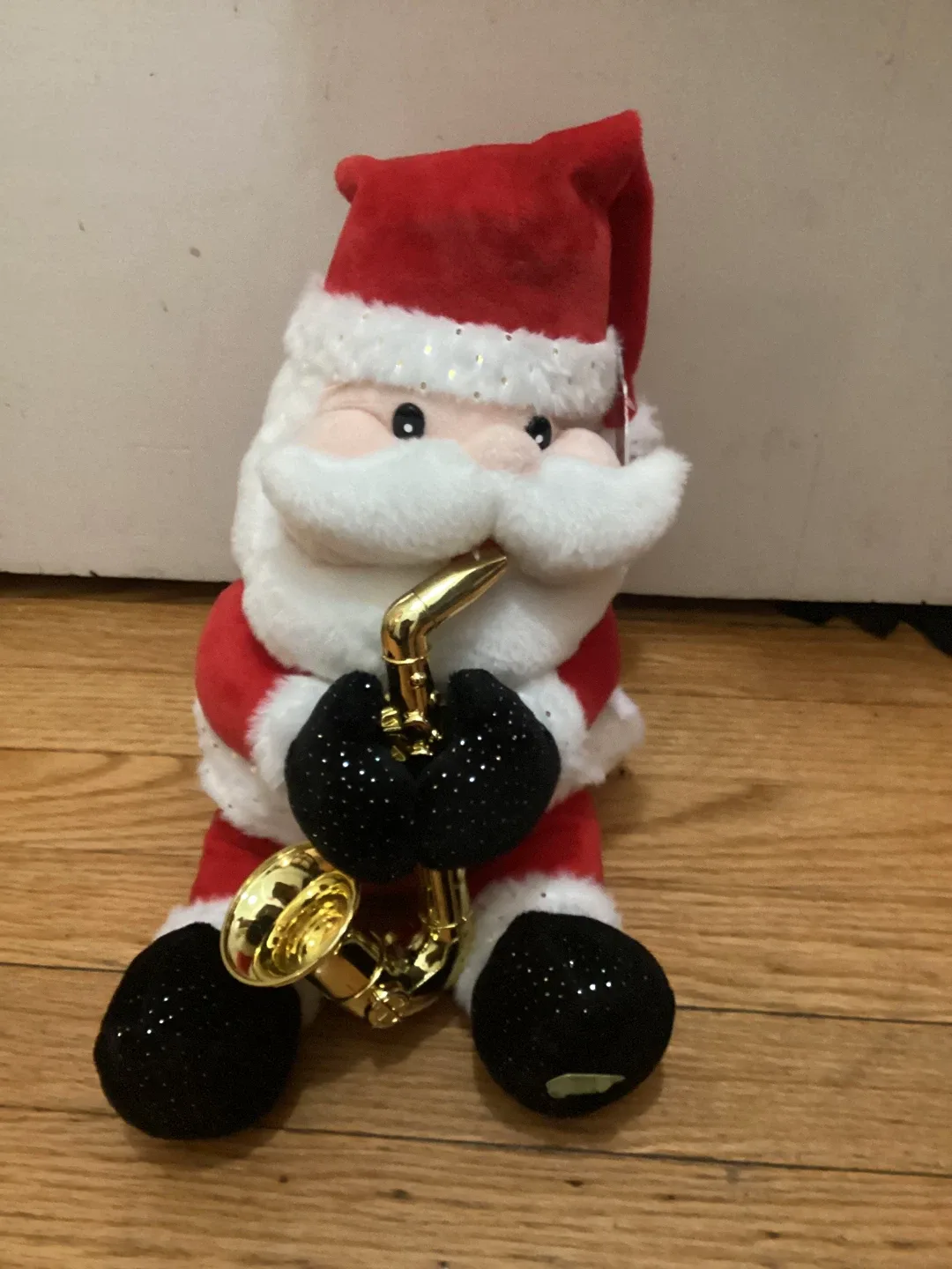 🥕Music Santa Claus Plush Toy with Saxophone