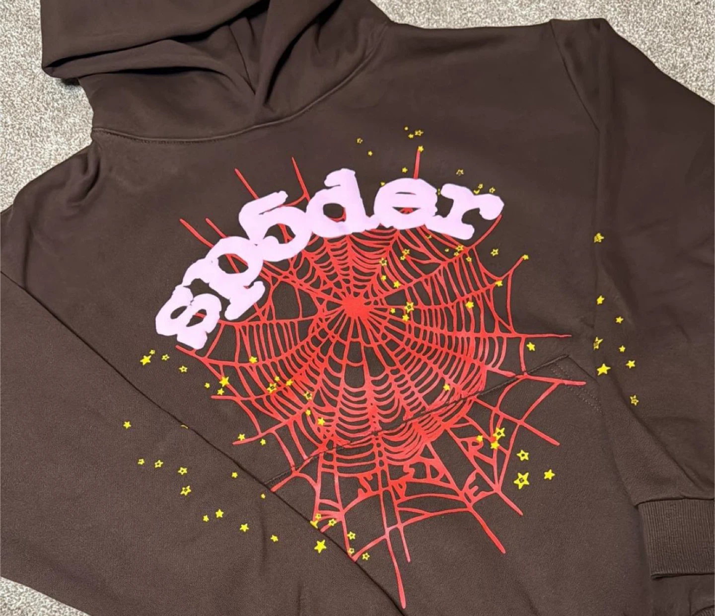 Spider Brown Hoodie