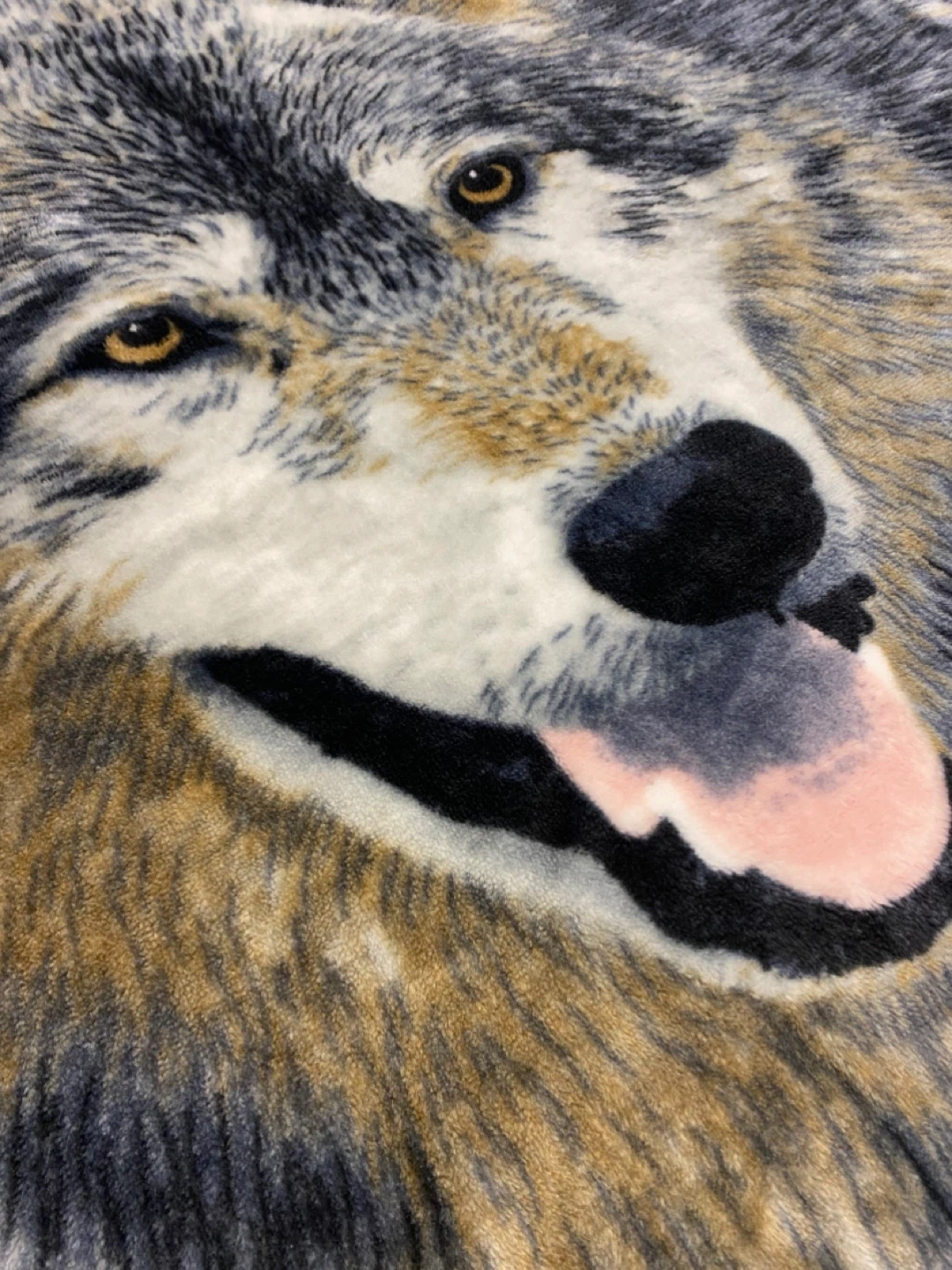 Wolf Themed Reversible Throw Blanket 58x49 - photo 4