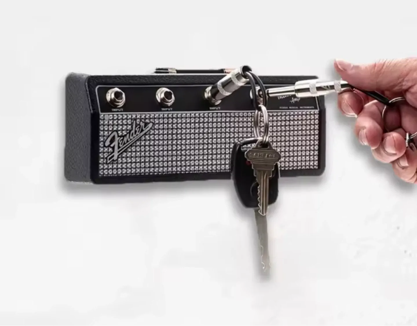 New FENDER Guitar Wall Mounted Key Hanger JACK RACK thumbnail