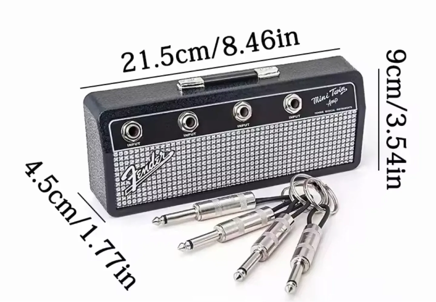 New FENDER Guitar Wall Mounted Key Hanger JACK RACK image indicator(3)